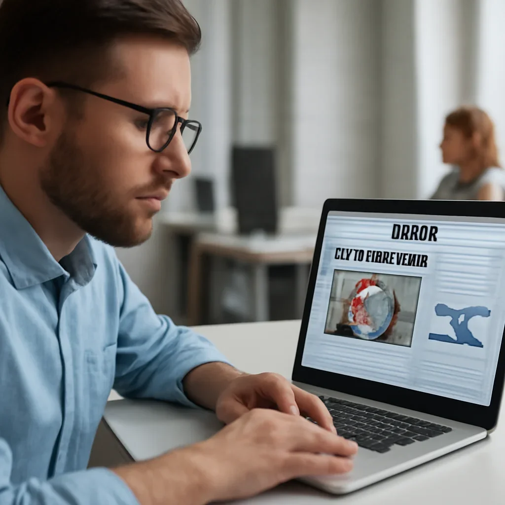 Reader continuing from antisemitism into related Israel coverage on a laptop