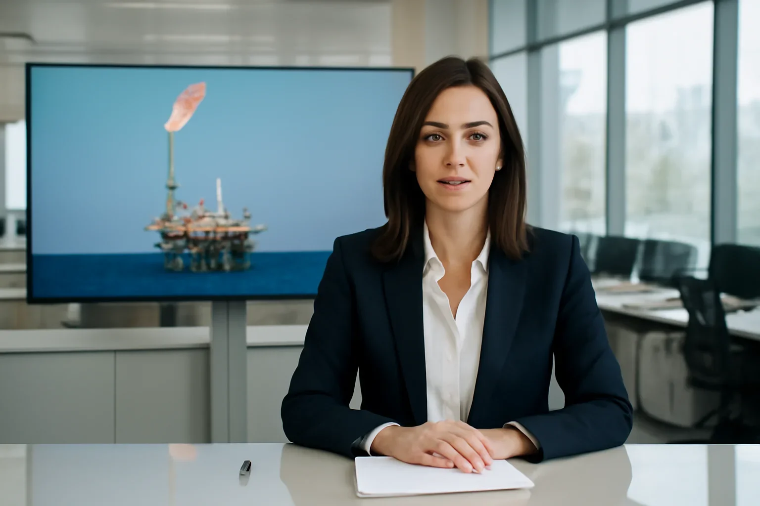 Editorial photo illustrating israel gas field news with a clean newsroom context