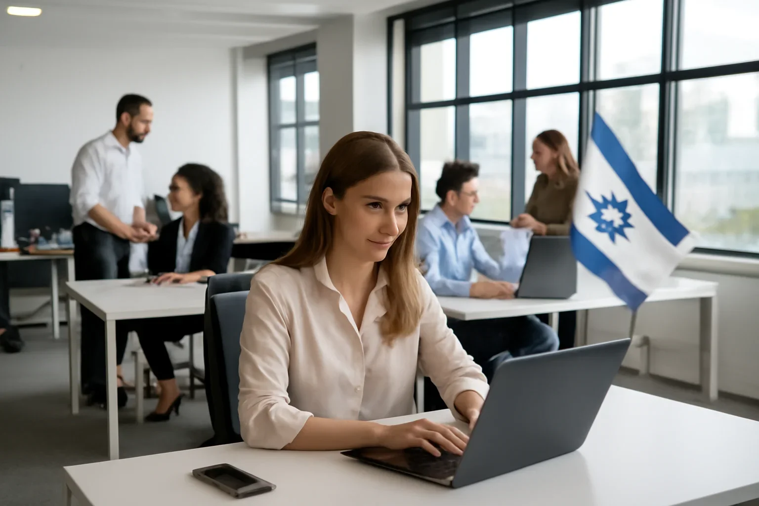 Editorial photo illustrating israel innovation hub with a clean newsroom context