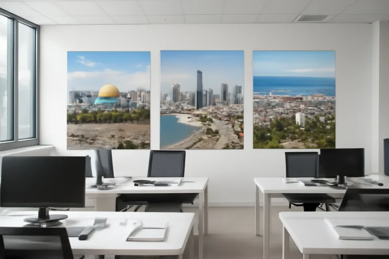Editorial photo illustrating major cities in israel with a clean newsroom context