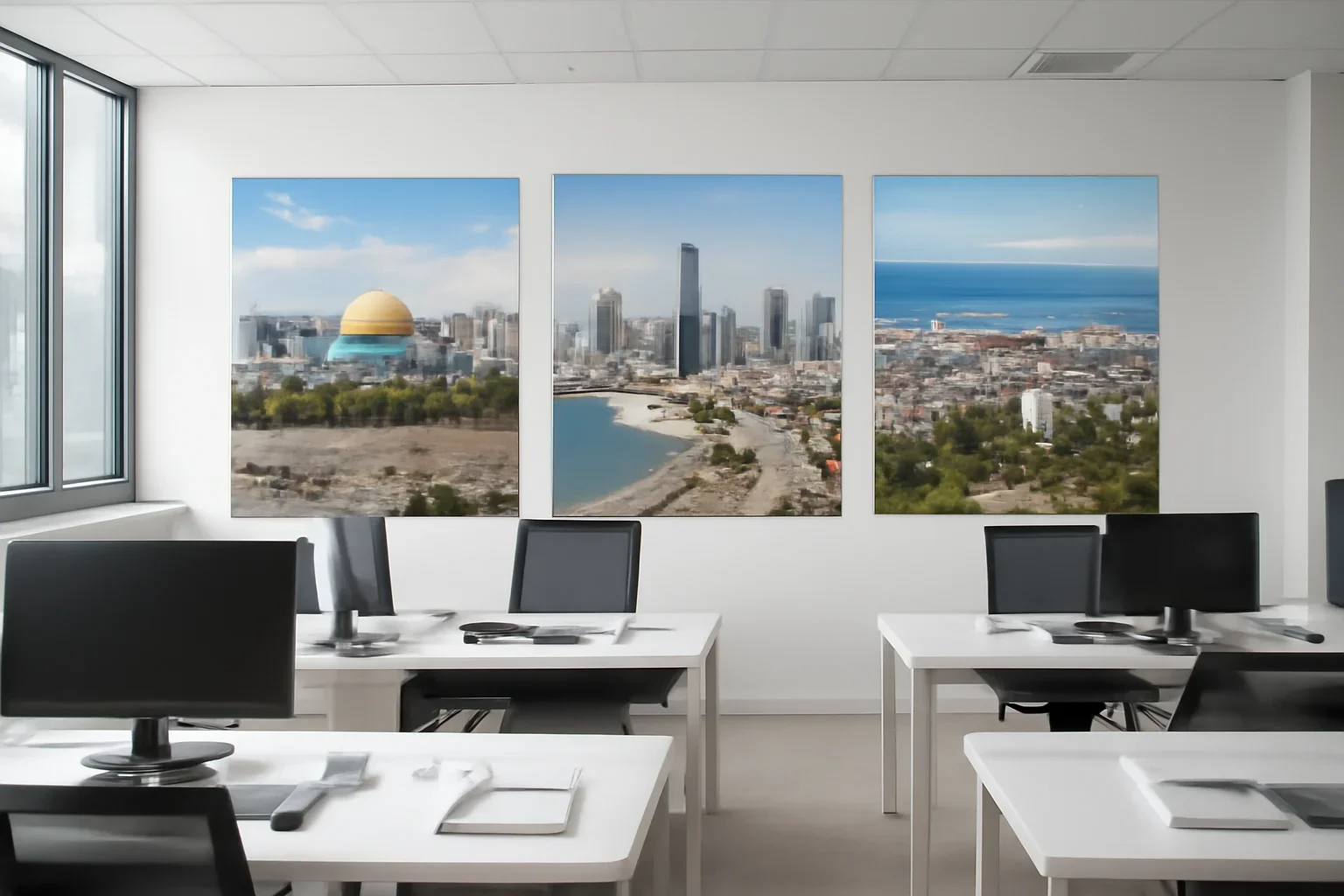 Editorial photo illustrating major cities in israel with a clean newsroom context