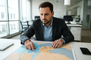 Editorial photo illustrating middle east countries around israel with a clean newsroom context