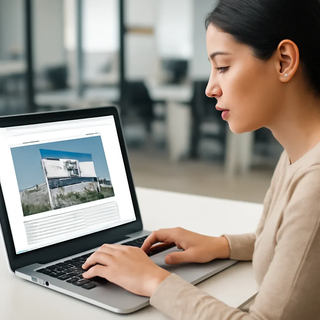 Reader continuing from tech & innovation into related Israel coverage on a laptop